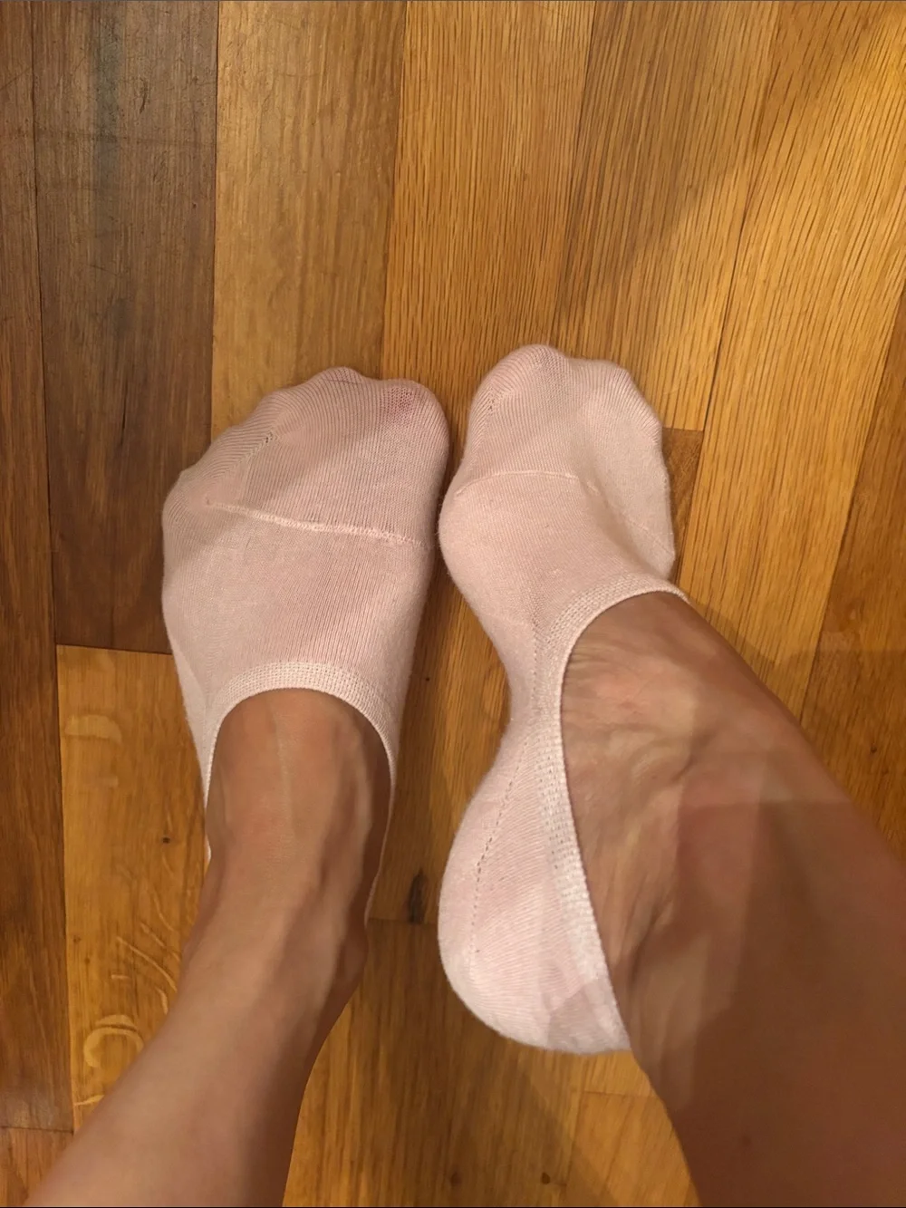 No-Show Liner Socks in Light Pink